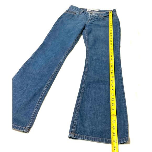 W2K Junior's Express Precision Fit Boot Cut Blue Jeans Cotton Blend Size 1/2-S - Picture 3 of 8